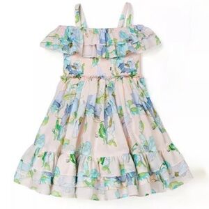 Janie and‎ jack floral tiered dress 3-6M
